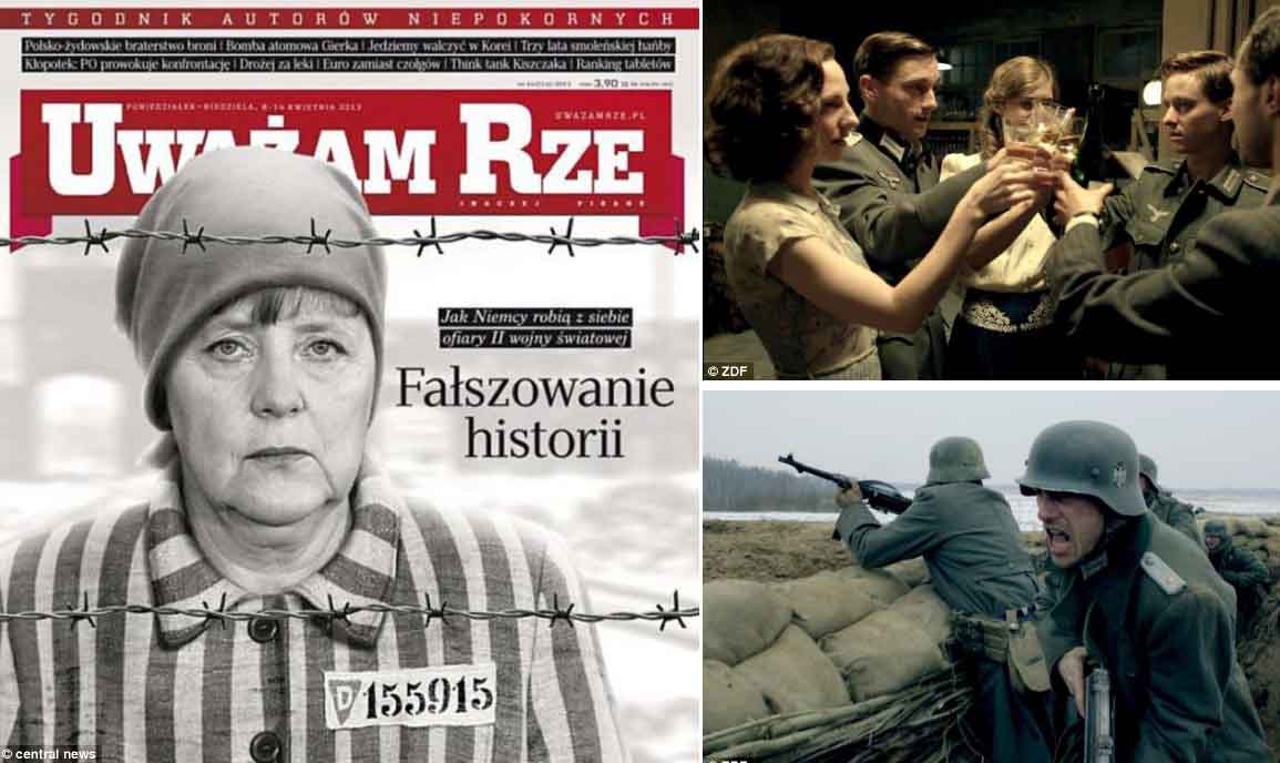 Merkel Didandani bagai Tawanan Yahudi di Sampul Majalah 